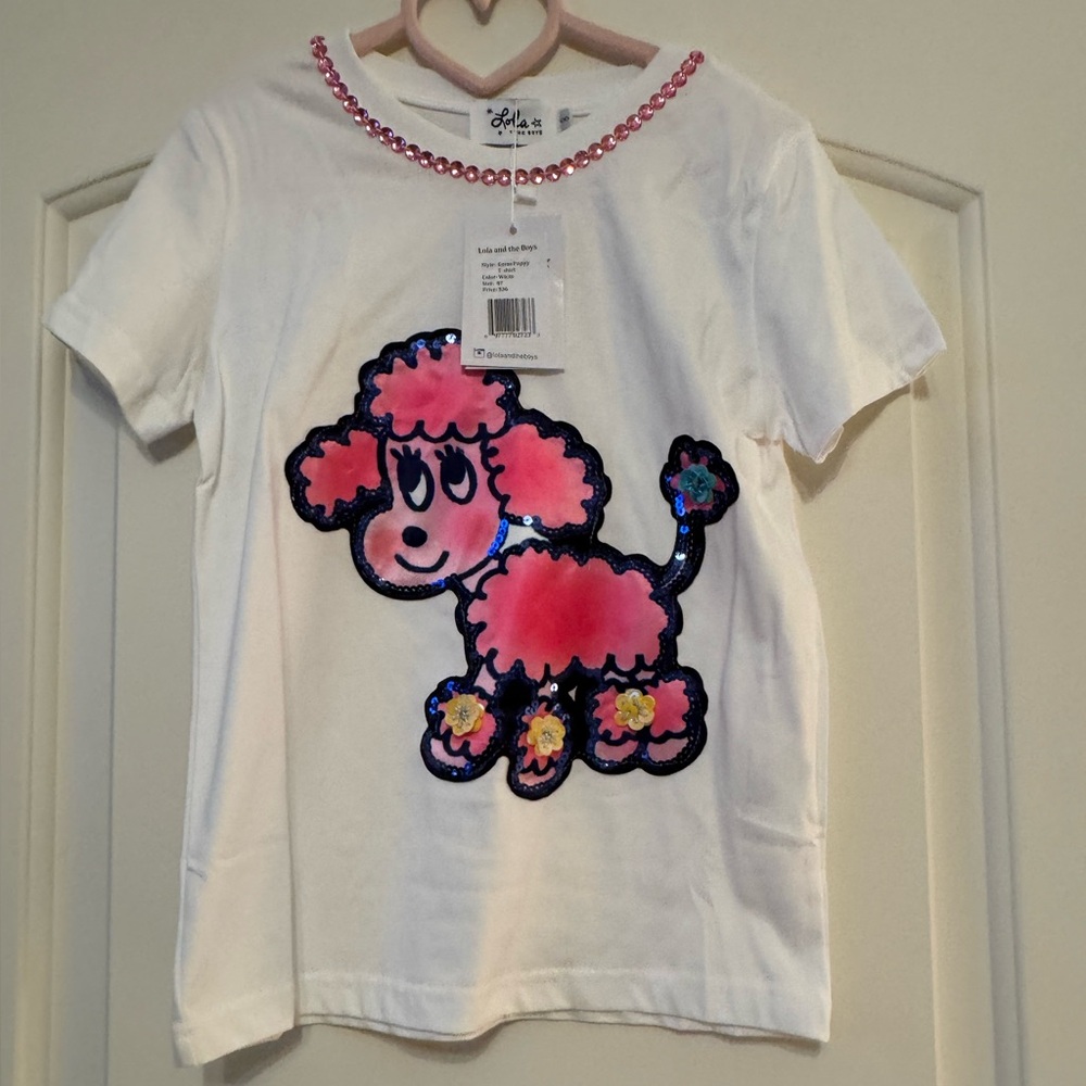 New Lola and The Boys Gems Puppy T- Shirt